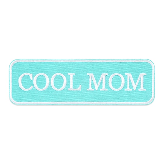 Summer Cool Mom Iron-On & Adhesive Embroidered Patch by Make Market®